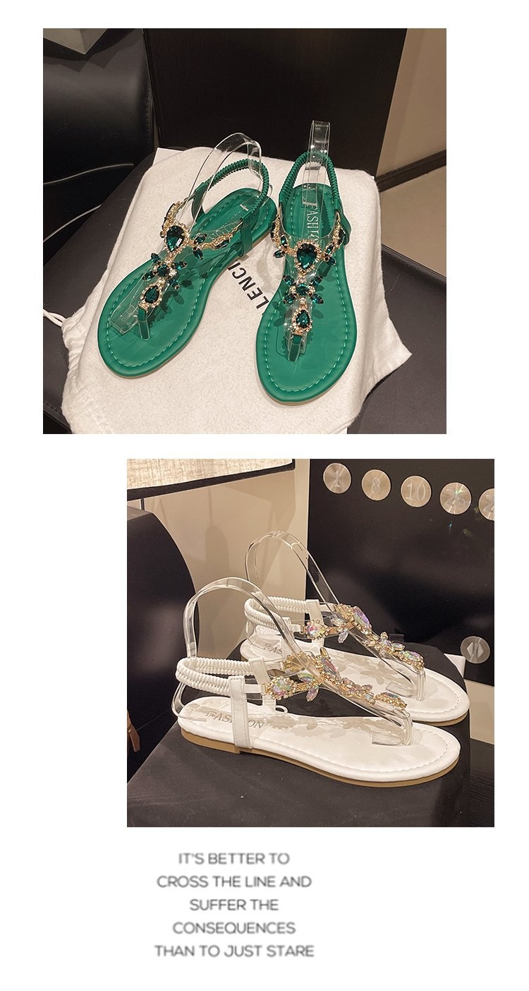 Women's Roman Flat Sandals rubber outsole detail – Sarah Express
