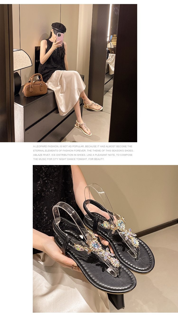 Women's Roman Flat Sandals lifestyle shot – Sarah Express