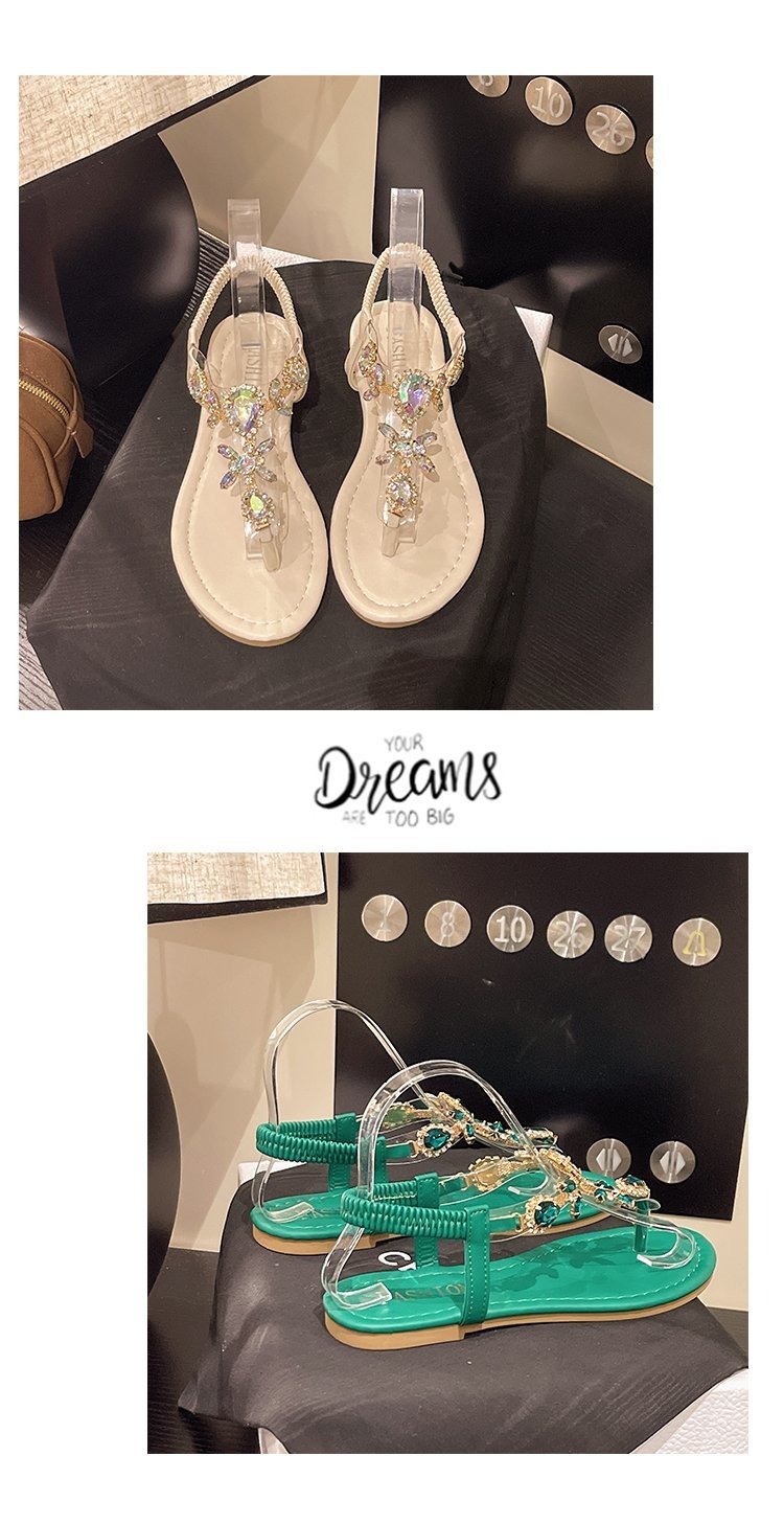 Women's Roman Flat Sandals lifestyle outdoor – Sarah Express