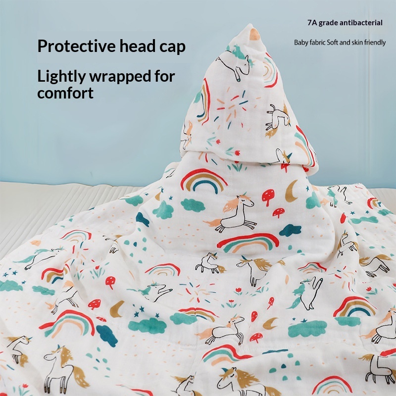 Baby Swaddle Blanket Newborn Bath Towel Gauze Wrap
