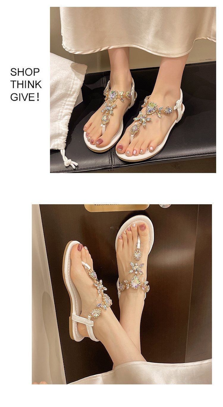 Women's Roman Flat Sandals green colorway – Sarah Express