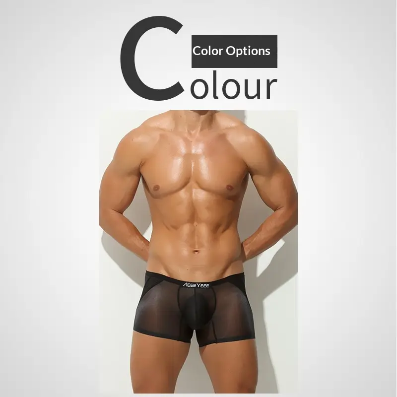 Men's Ice Silk Mesh Breathable Underwear