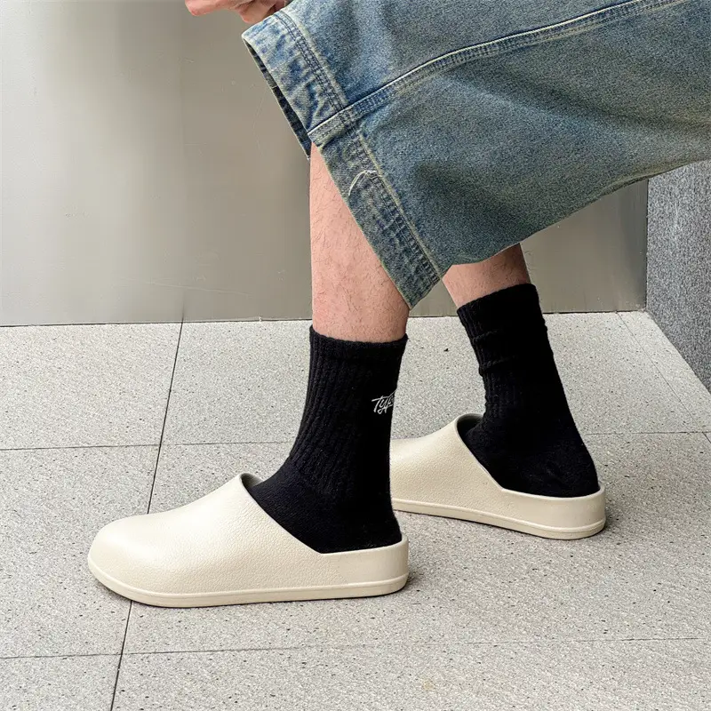 Baotou Semi-slipper High-style Couples No-hole Sandals