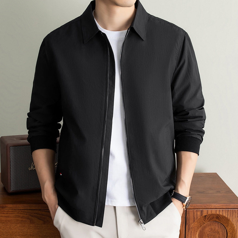 Wrinkle-Resistant Men’s Business Casual Jacket with Pockets Wrinkle-Resistant Men’s Business Casual Jacket with Pockets