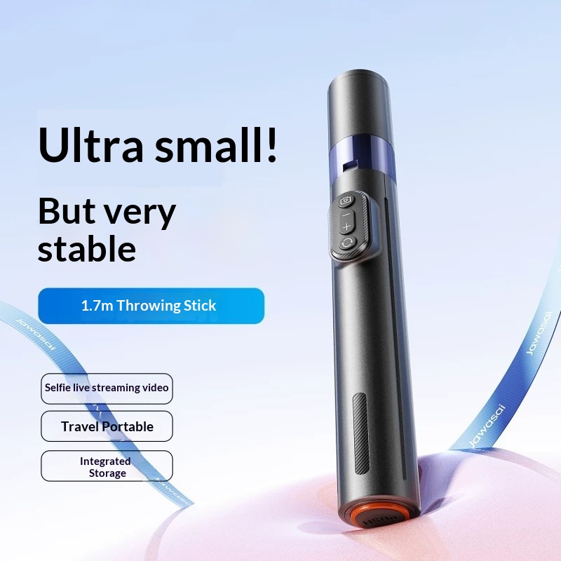 Integrated Selfie Stick Tripod For Portable Travel