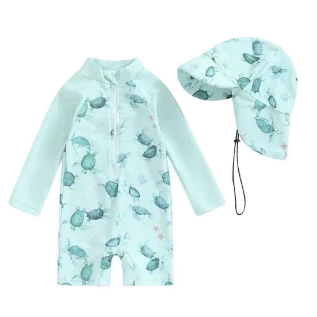 Baby Long-sleeved Onesie Swimsuit