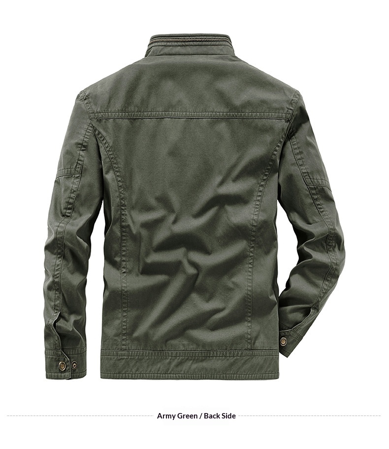 Slim Fit Cotton Trench Coat Jacket for Men Plus Size