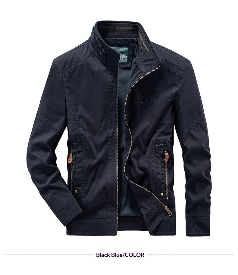 Slim Fit Cotton Trench Coat Jacket for Men Plus Size