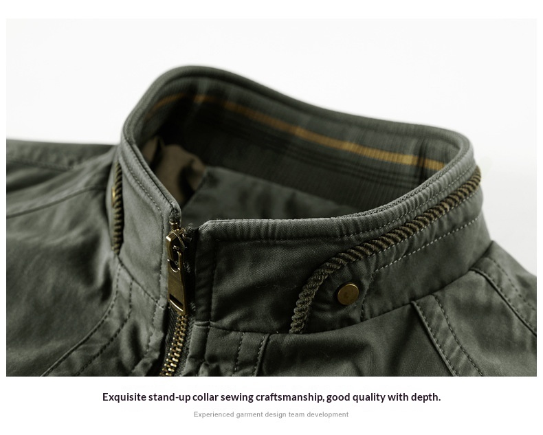 Slim Fit Cotton Trench Coat Jacket for Men Plus Size