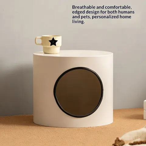 Multifunctional Cat Bed Bench Semi Enclosed Stool