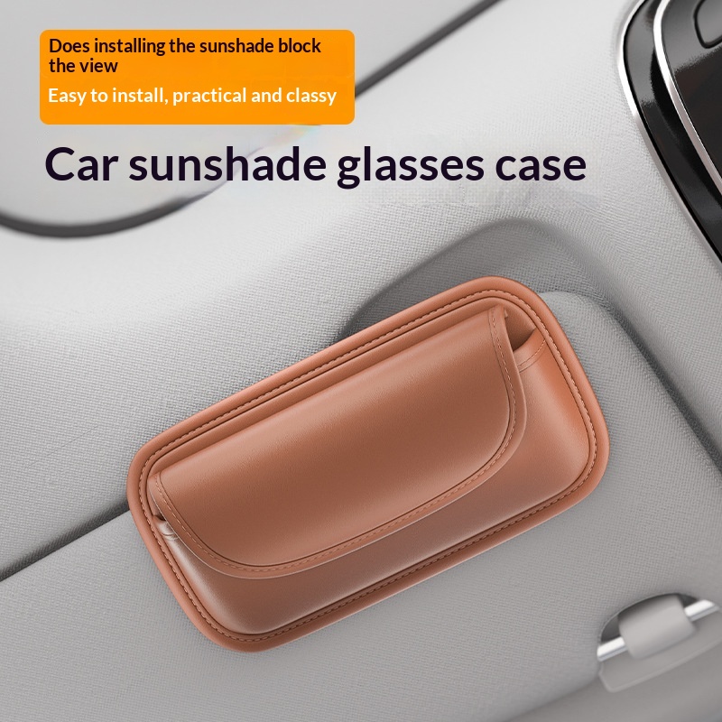 Car Glasses Case Phone Organizer In Car Eyeglasses Bag