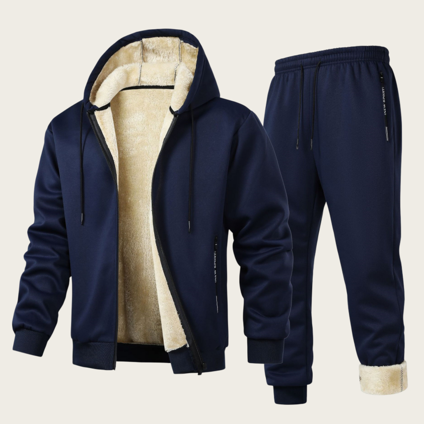 MEN HOODED THICKENED LAMBSWOOL