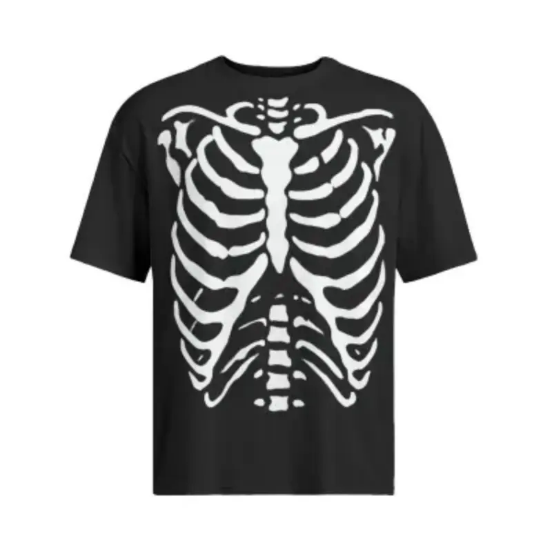 Men's And Women's Crew-neck Loose-fit 3D-printed Short-sleeve Shirt
