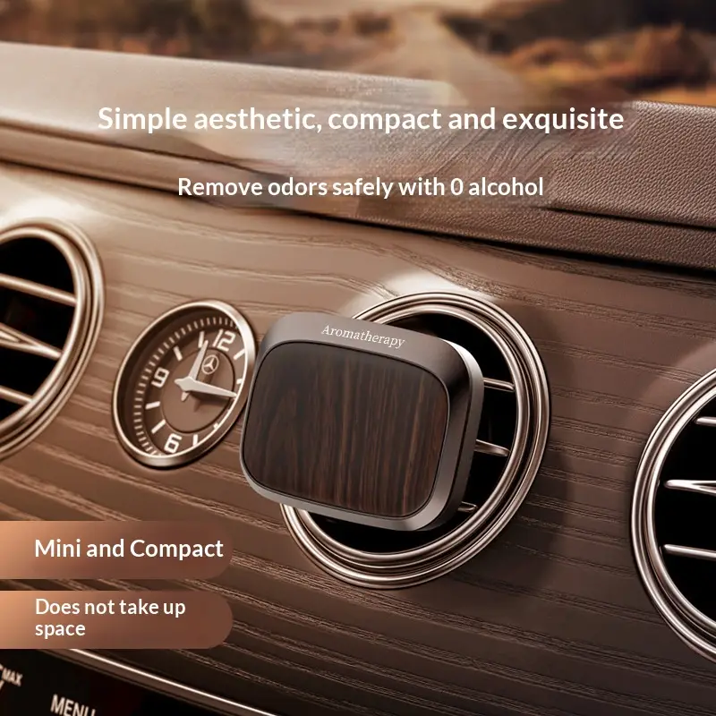 Wood-grain Fragrance Long-lasting Car Air Freshener Ornament