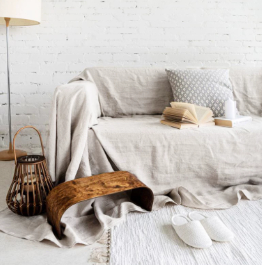 Towel Hemp Throw Sofa Air-conditioning Blanket — foto 4