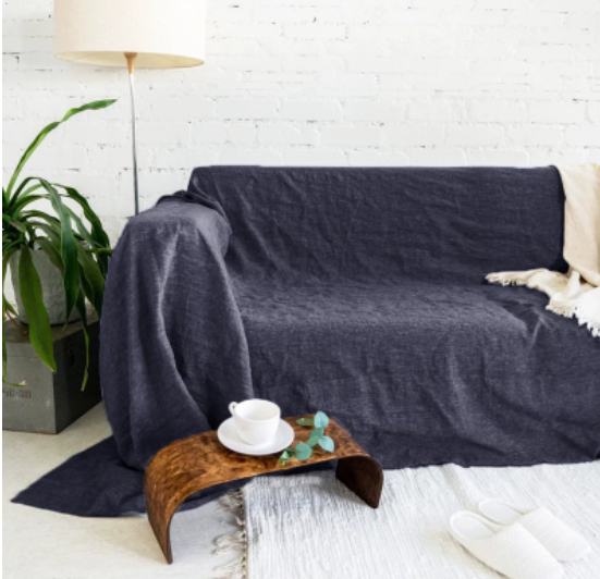 Towel Hemp Throw Sofa Air-conditioning Blanket — foto 5