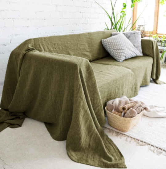 Towel Hemp Throw Sofa Air-conditioning Blanket — foto 2