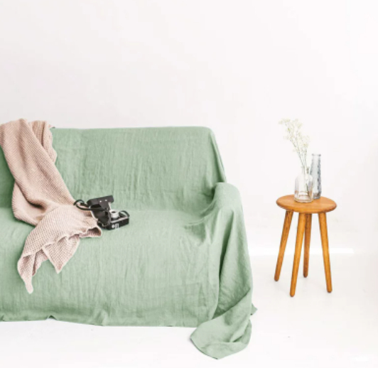 Towel Hemp Throw Sofa Air-conditioning Blanket — foto 3