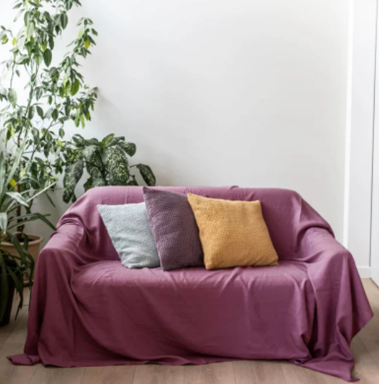 Towel Hemp Throw Sofa Air-conditioning Blanket — foto 6