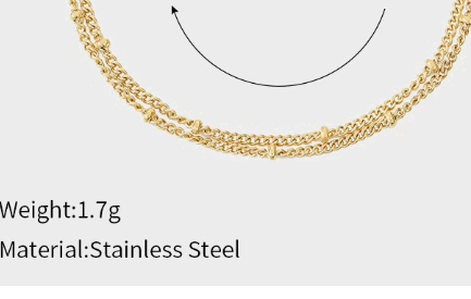 ELECTROPLATED ROUND BEAD STAINLESS