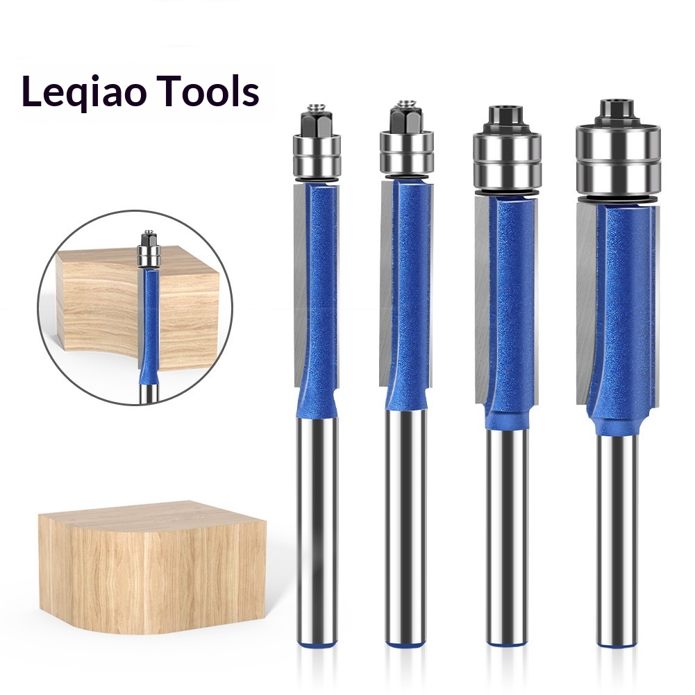 Head-mounted Dual-bearing Trimmer With 14 Shank Dual-spindle Woodworking Tool