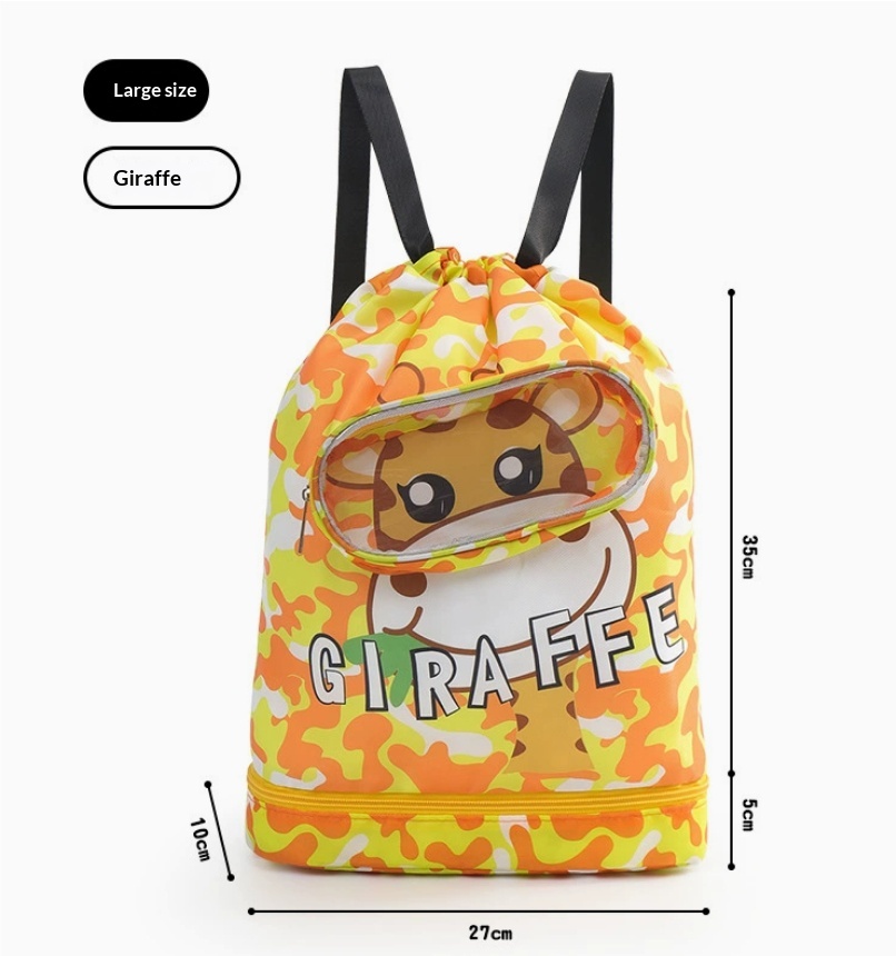 Summer Waterproof Kids Swimming Bag With Dry-Wet Separation