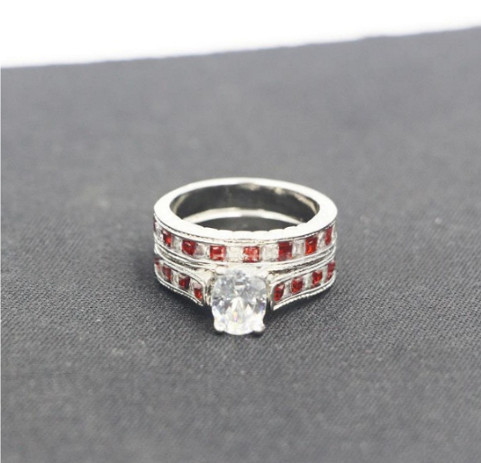 Ruby Women's Diamond Ring