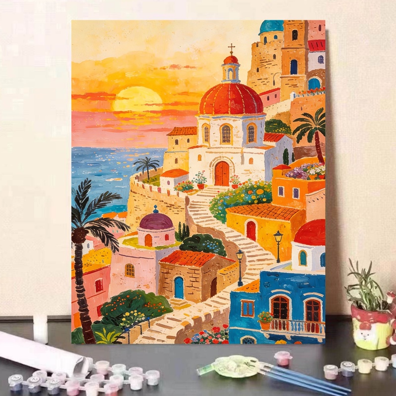 DIY Digital Painting Large-size Hand-painted