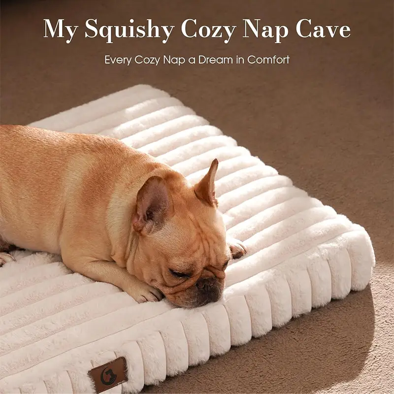 Cross-border Product Four-Season Pet Rabbit-Hair Mat Detachable And Washable Dog Bed Non-Slip Easy-to-Clean Warm Pet Mat