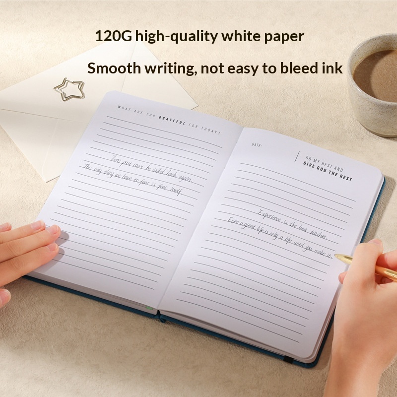 A5 English Inner Pages Hardcover Notebook 4