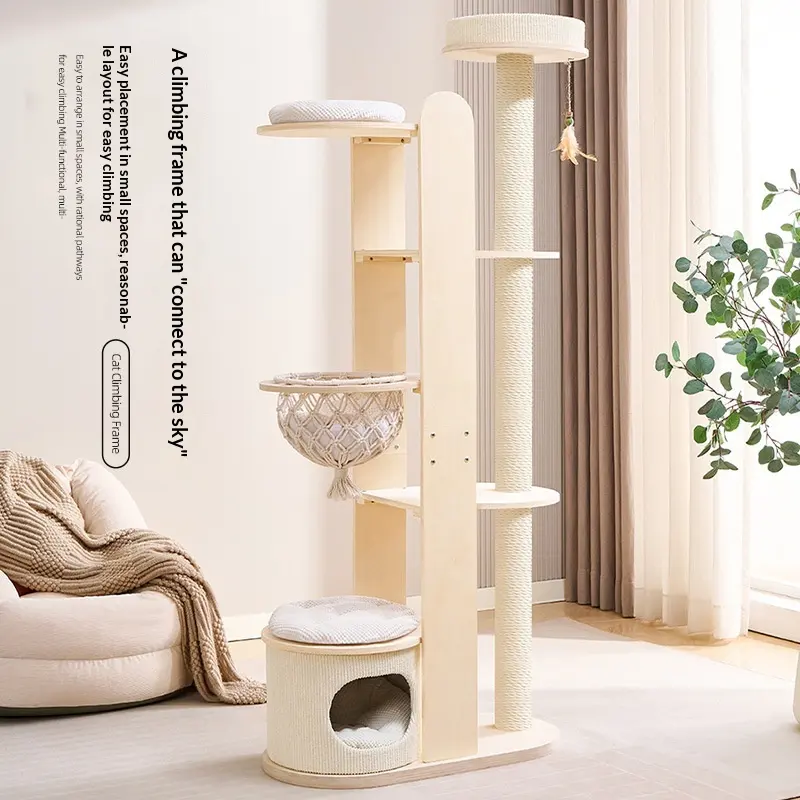 Small-footprint Cat Climbing Tower Specifically