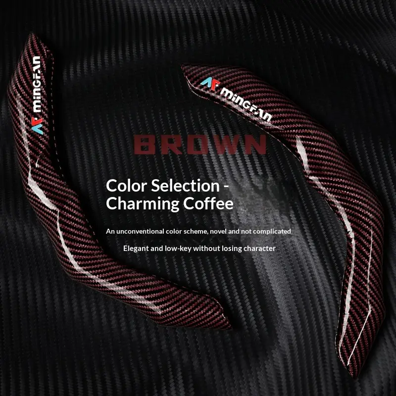 Laser-carbon-fiber-pattern Steering Wheel Cover