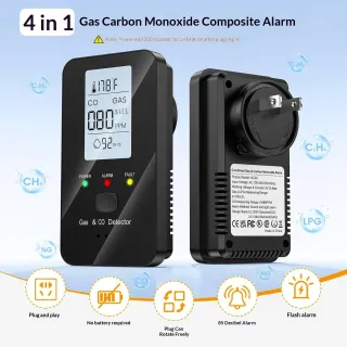 4-in-1 High-Sensitivity Gas And Carbon Monoxide Alarm