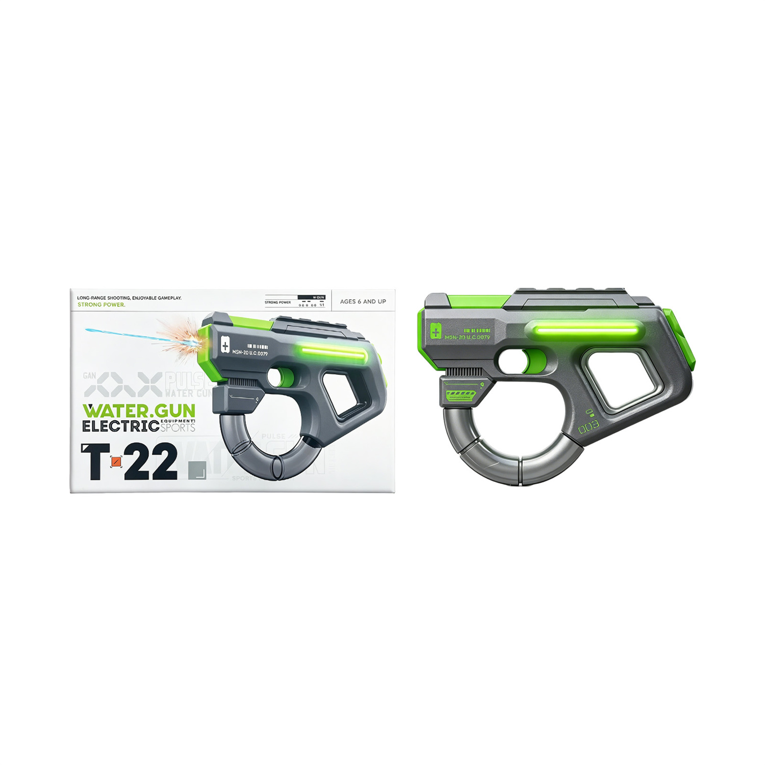Star Ring Warrior Explosion  Water Gun