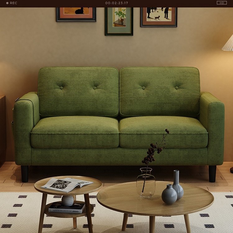 New Small Unit Fabric Modern Simple Sofa