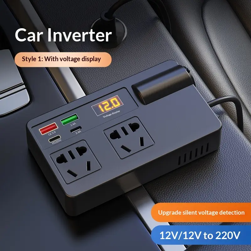 High-Power Inverter For Car Outdoor Road Trips