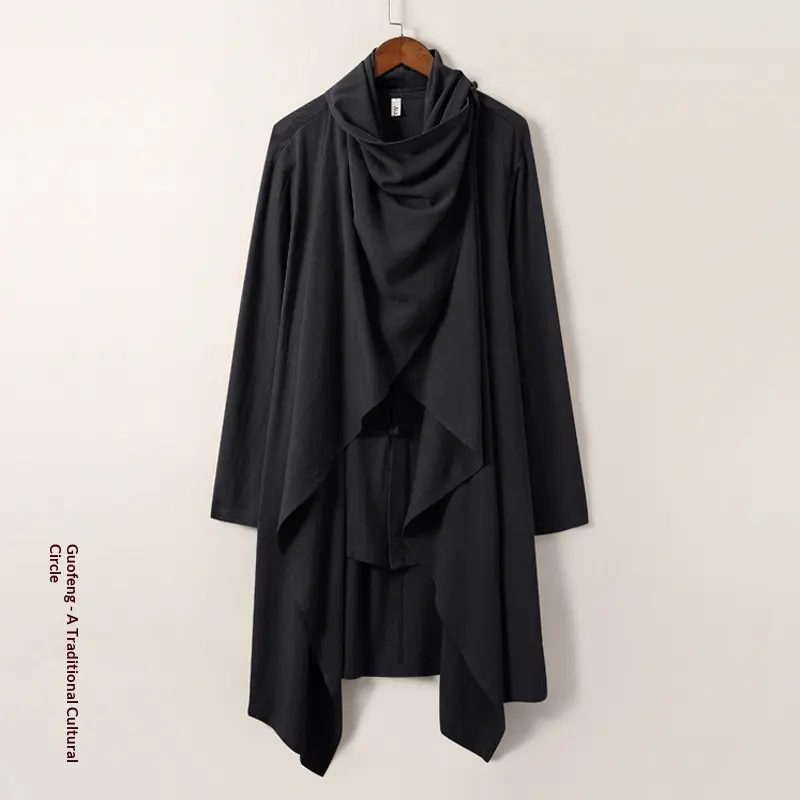 Linen Hanfu Casual-style Trench Coat Tang-style Shirt