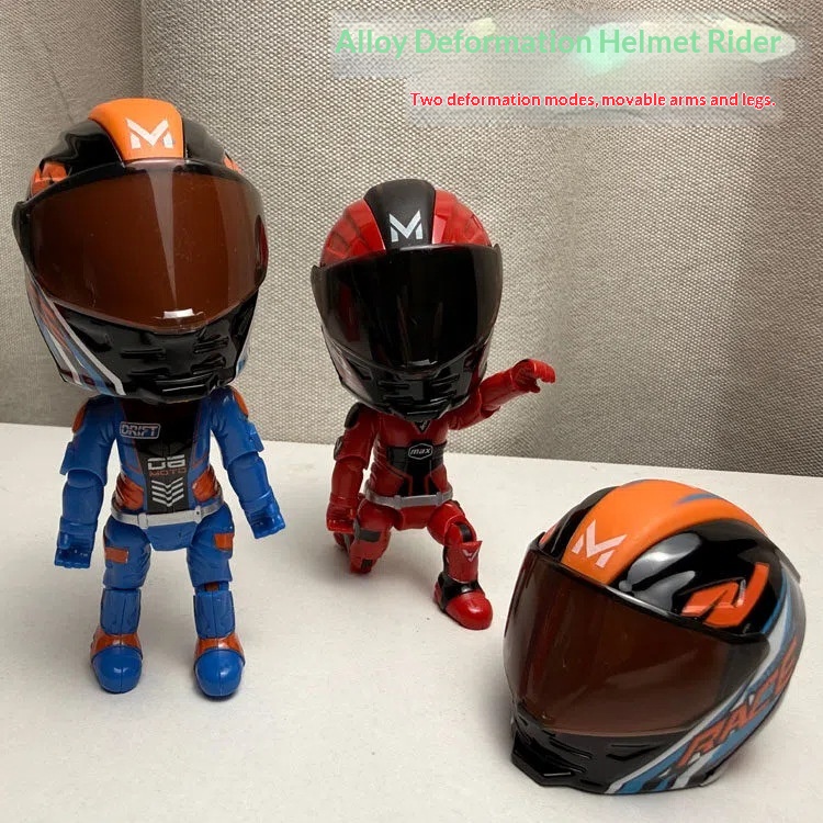 Motorcycle Rider Alloy Transformation Toy