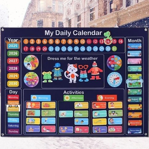 Felt Learning Board Early Education Board Educational Early Learning Board