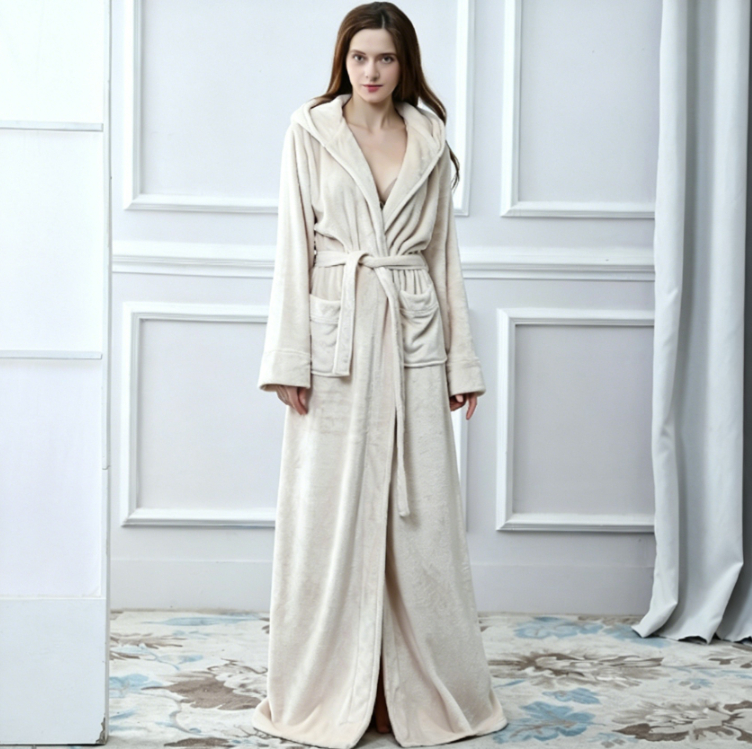 Couples Autumnwinter Warm Flannel Robe