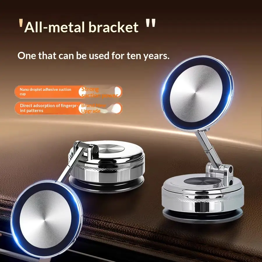 Vacuum Adsorption Magnetic Car Phone Holder