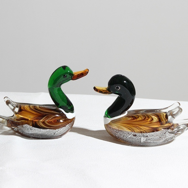 Lacquerware Mandarin Duck Ornaments