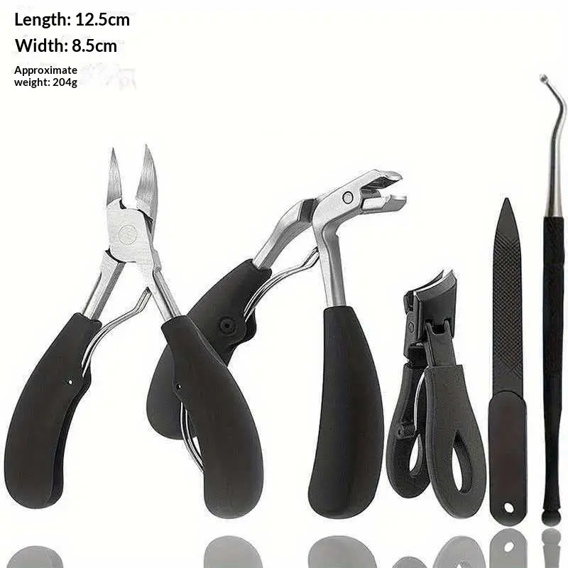 Edge-Sharpened Anti-Splash Nail Clipper Set Sundries