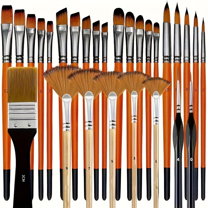 Cross-Border Art Oil Painting Brush 32-Piece Set