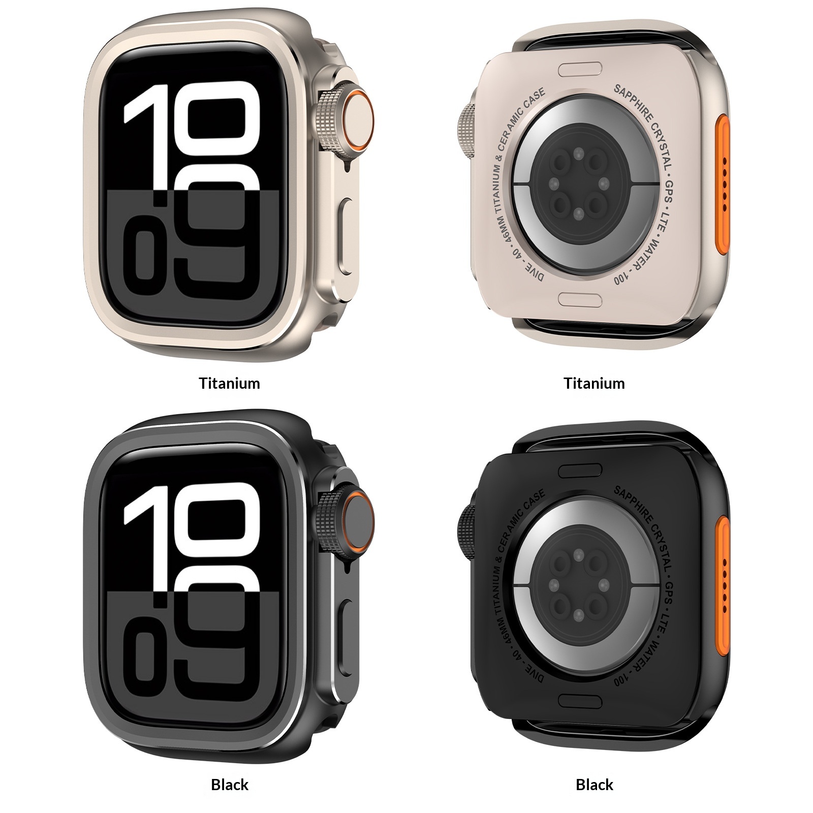 46mm Protective Case Watch S10 Metal Watch Case 5