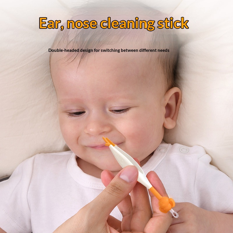 Baby Ear Cleaner And Nasal Mucus Remover Double-ended Silicone