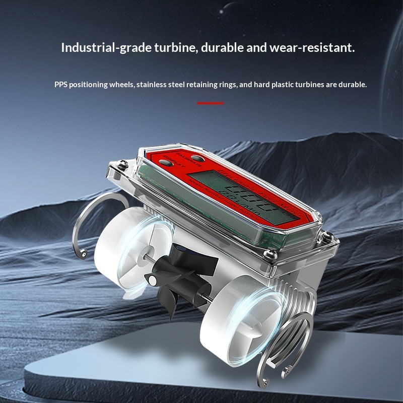 High Precision Electronic Digital Display Turbine Flowmeter 5