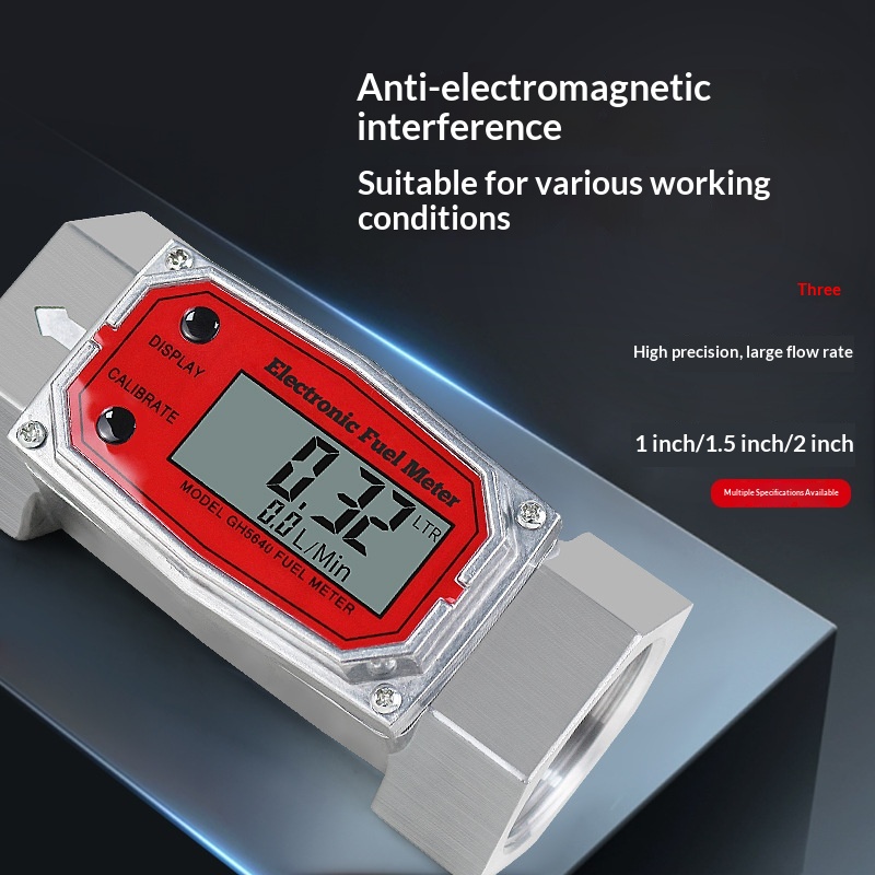 High Precision Electronic Digital Display Turbine Flowmeter 4