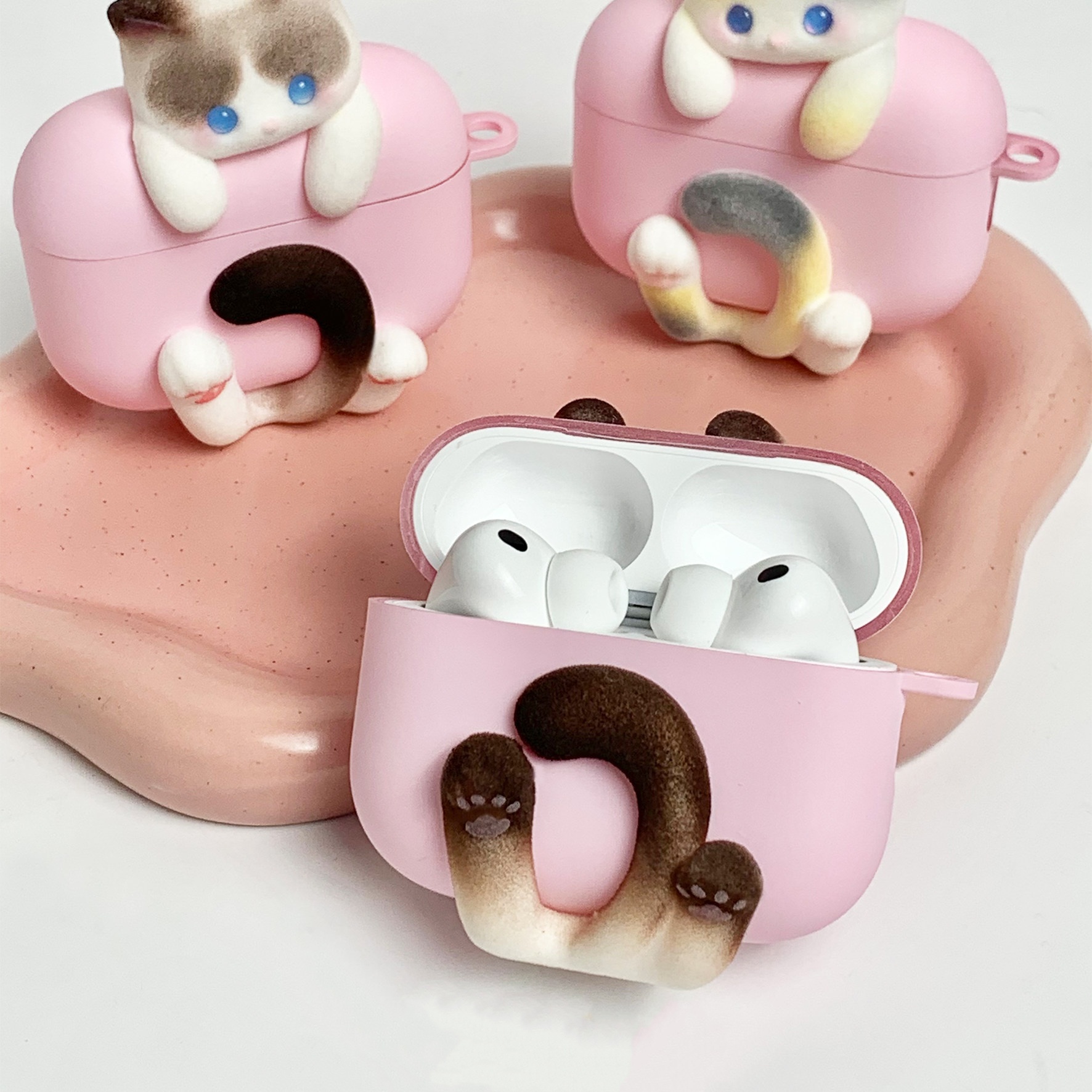 Hug Cat Series Headphone Case Headphone Protective Cover