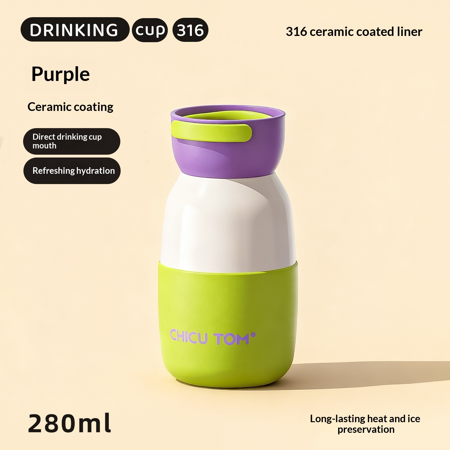 Compact And Portable Mini Thermos Mug